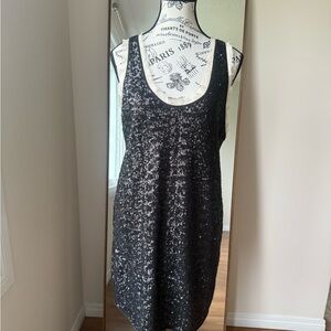 Wilfred Black Sequin Dress